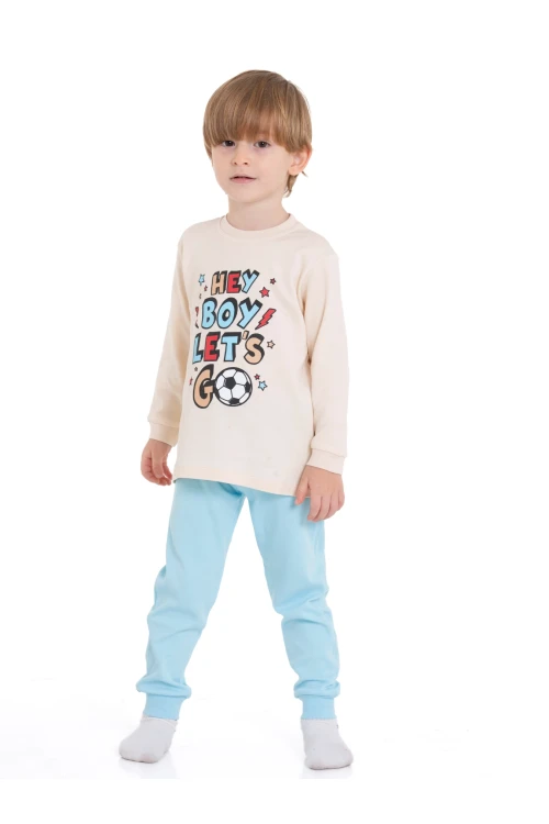 Hey Boy Baskılı Pijama Takımı 54213