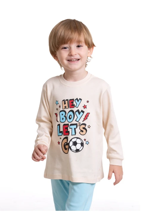 Hey Boy Baskılı Pijama Takımı 54213