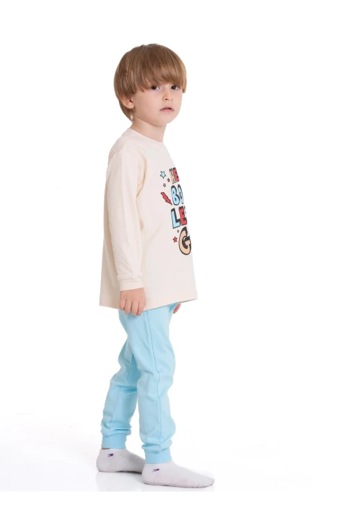 Hey Boy Baskılı Pijama Takımı 54213