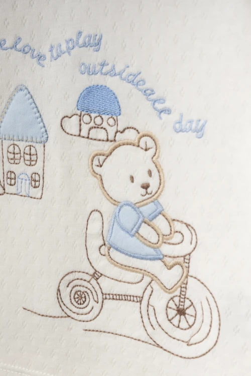 Jakarlı  Bebek Pijama Takımı 2401