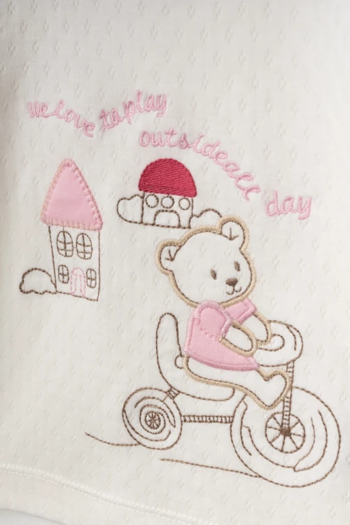 Jakarlı  Bebek Pijama Takımı 2401