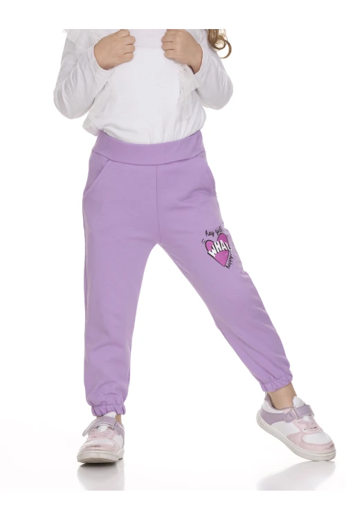 Kalp Baskılı Kız Bebek Eşofman Altı 110104