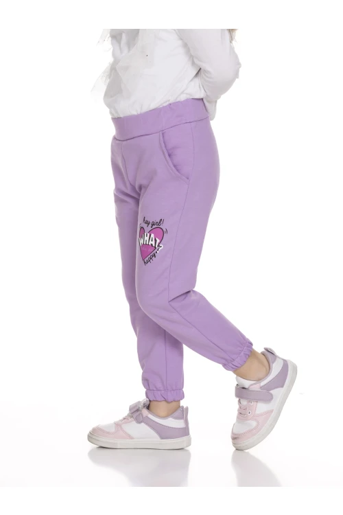 Kalp Baskılı Kız Bebek Eşofman Altı 110104