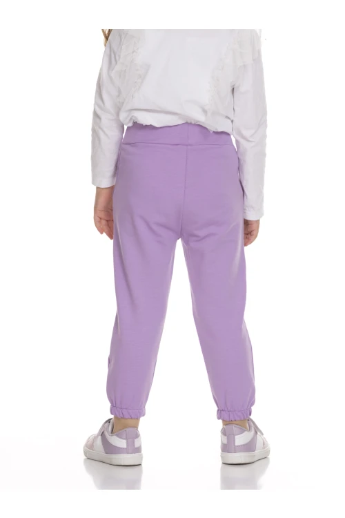 Kalp Baskılı Kız Bebek Eşofman Altı 110104