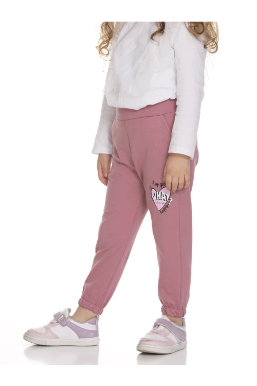 Kalp Baskılı Kız Bebek Eşofman Altı 110104