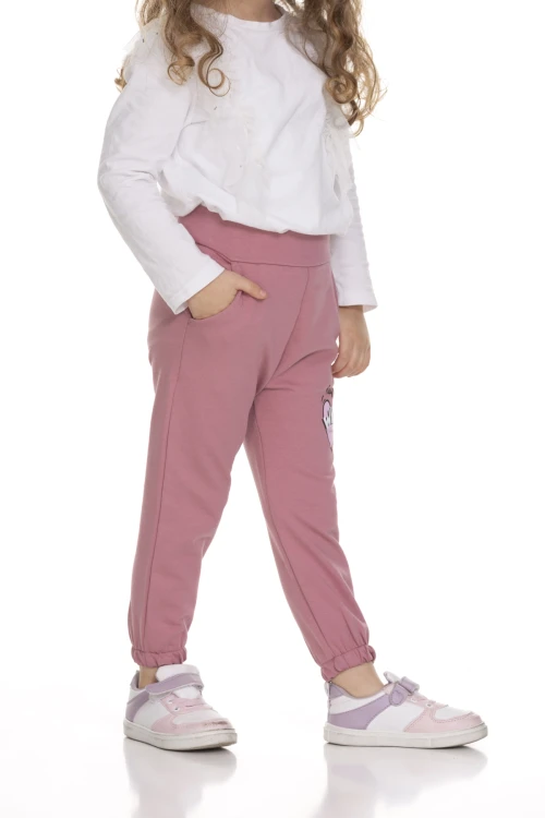 Kalp Baskılı Kız Bebek Eşofman Altı 110104