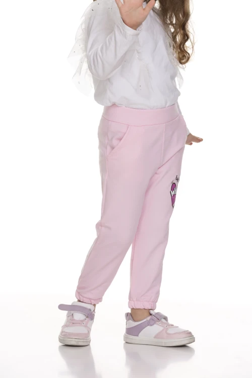 Kalp Baskılı Kız Bebek Eşofman Altı 110104