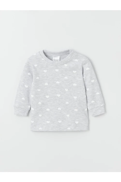 Kalp Desenli 2li Body 9705