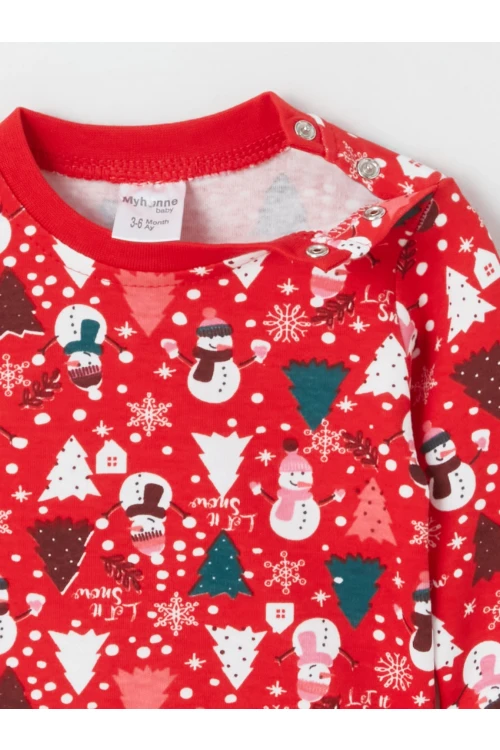 Kardan Adam Desenli 2Li Body 9710