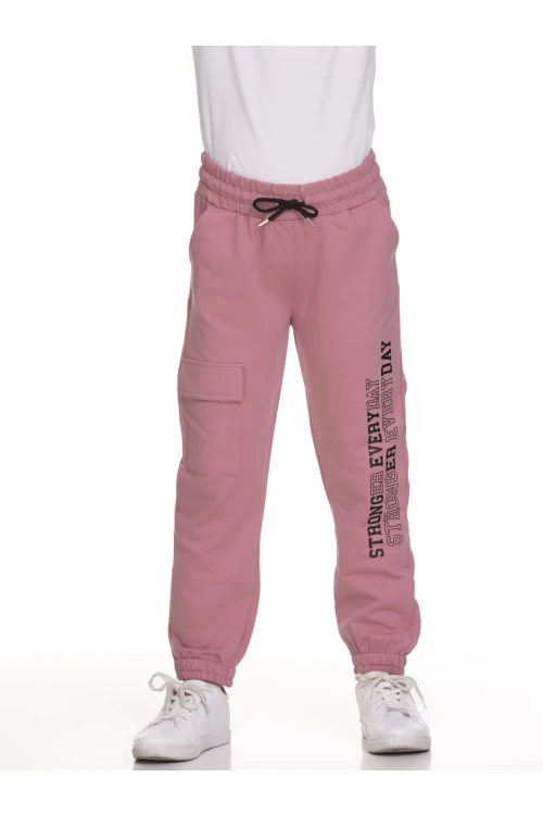 Kargo Cepli Kız Çocuk Eşofman Altı 120105