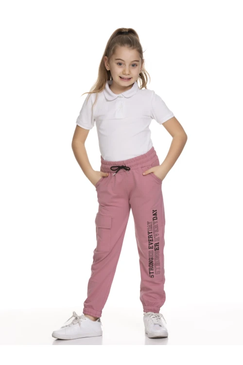 Kargo Cepli Kız Çocuk Eşofman Altı 120105