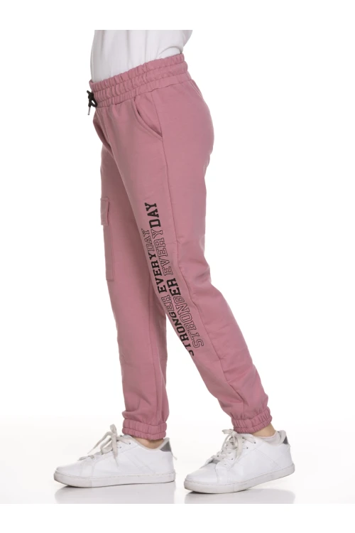 Kargo Cepli Kız Çocuk Eşofman Altı 120105