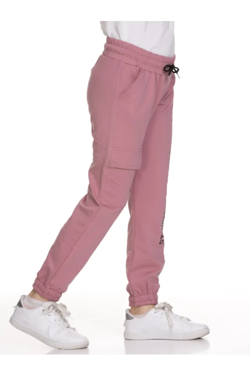 Kargo Cepli Kız Çocuk Eşofman Altı 120105