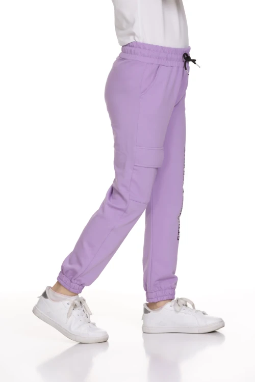 Kargo Cepli Kız Çocuk Eşofman Altı 120105