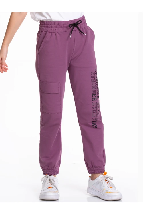 Kargo Cepli Kız Çocuk Eşofman Altı 120105