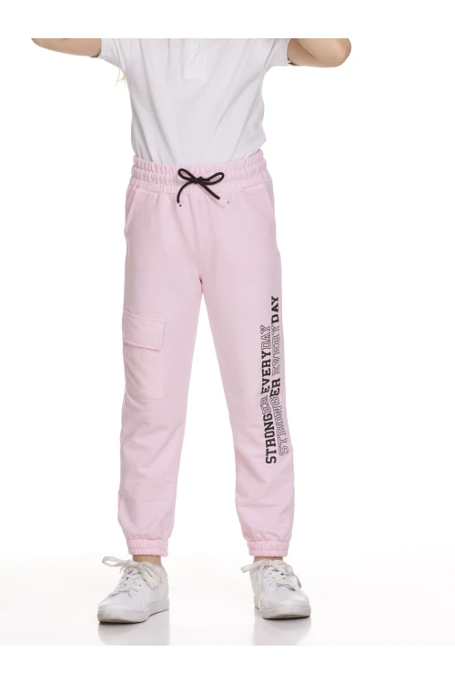 Kargo Cepli Kız Çocuk Eşofman Altı 120105