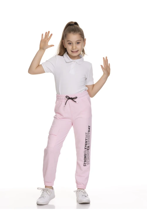 Kargo Cepli Kız Çocuk Eşofman Altı 120105