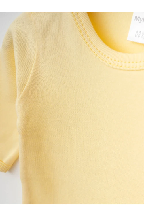 Karışık Desenli 2li Uzun Kol Çıtçıtlı Body 9659