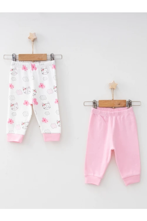 Kedi Desenli 2’li Alt 7300