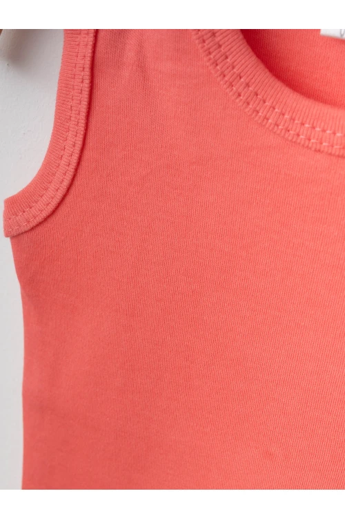 Kedi Desenli 2li Askılı Çıtçıtlı Body 9703