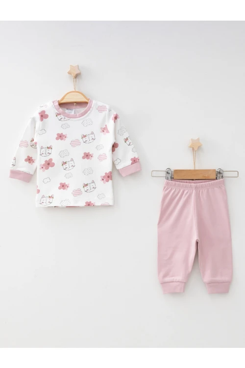 Kedi Emp. Pijama Takım 2404