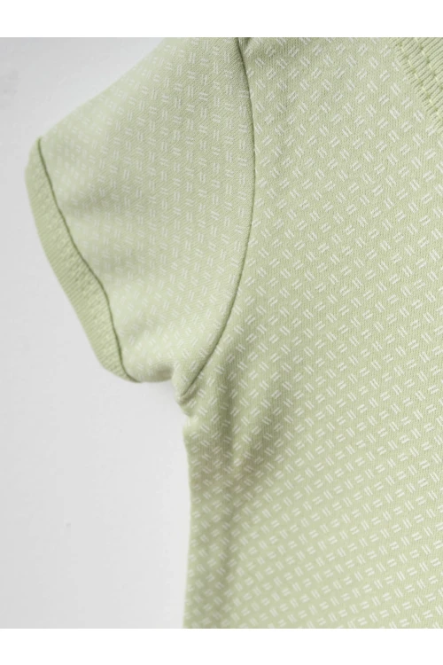 Kırık Çizgi Desenli 2li Yarım Kol Çıtçıtlı Body 9669