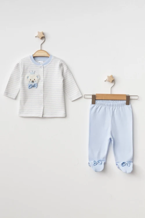 Kırık Çizgi Emp. Patikli Pijama 2411