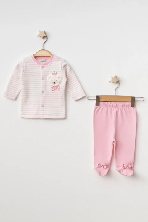 Kırık Çizgi Emp. Patikli Pijama 2411