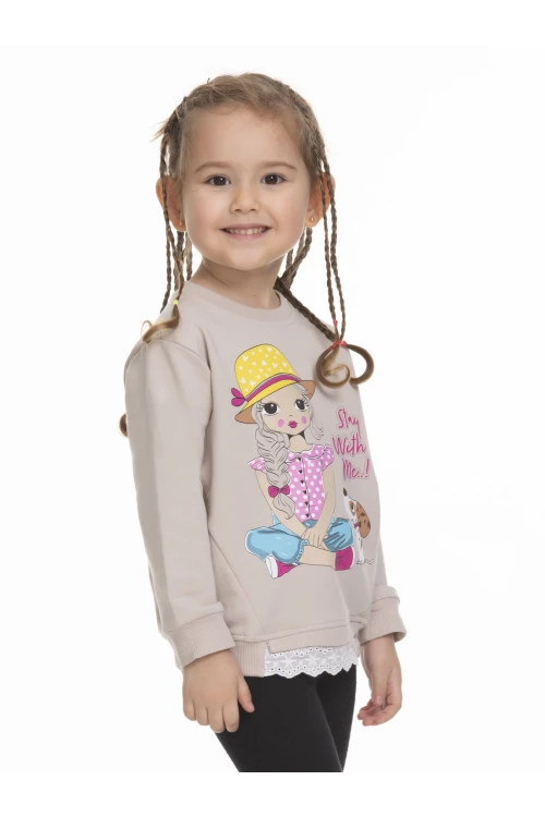 Kız Baskılı Fistolu Sweat 6902