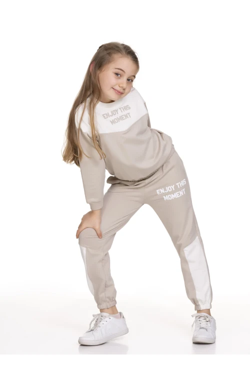 Kız Çocuk Bisiklet Yakalı Eşofman Takım 51509