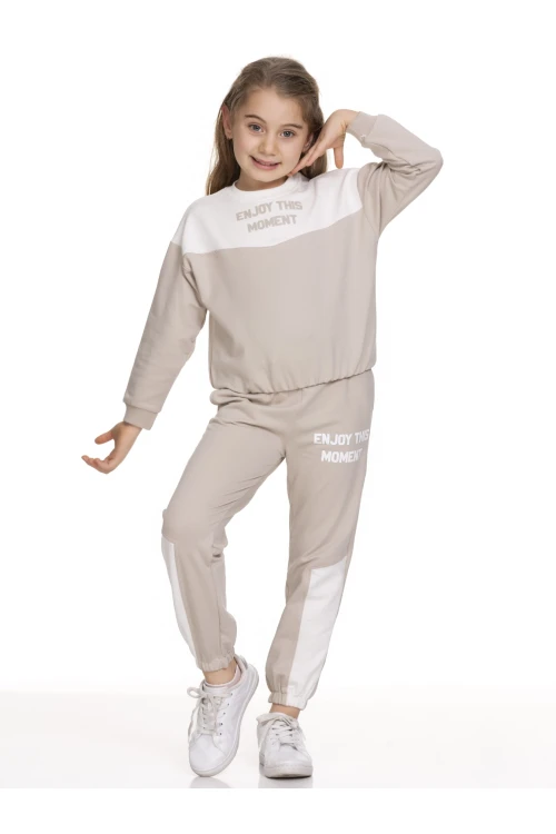 Kız Çocuk Bisiklet Yakalı Eşofman Takım 51509