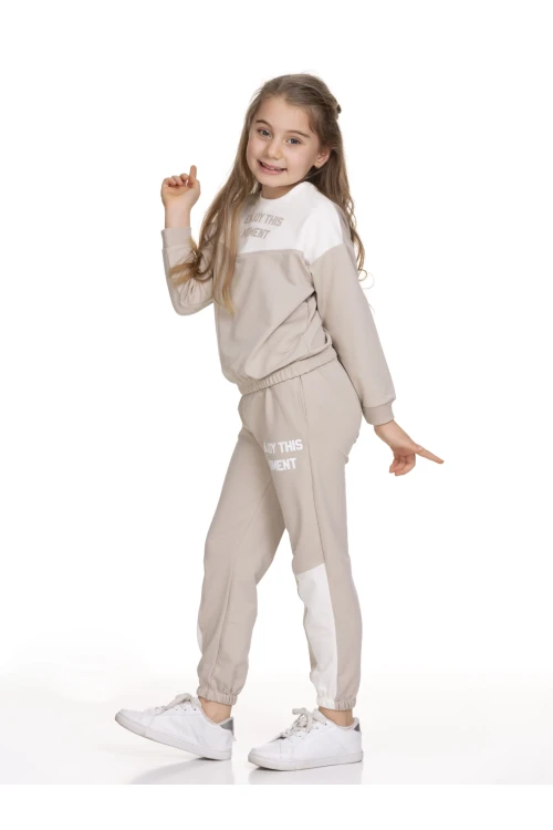 Kız Çocuk Bisiklet Yakalı Eşofman Takım 51509