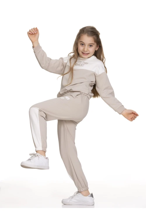 Kız Çocuk Bisiklet Yakalı Eşofman Takım 51509