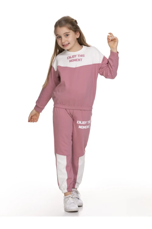 Kız Çocuk Bisiklet Yakalı Eşofman Takım 51509