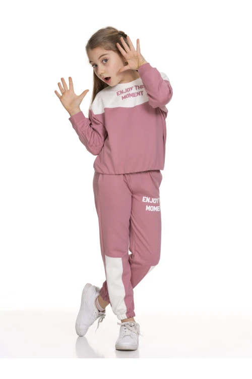 Kız Çocuk Bisiklet Yakalı Eşofman Takım 51509