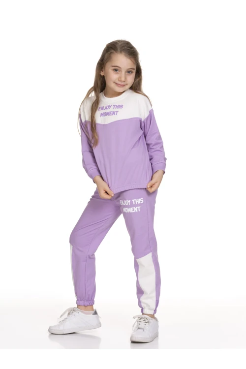 Kız Çocuk Bisiklet Yakalı Eşofman Takım 51509