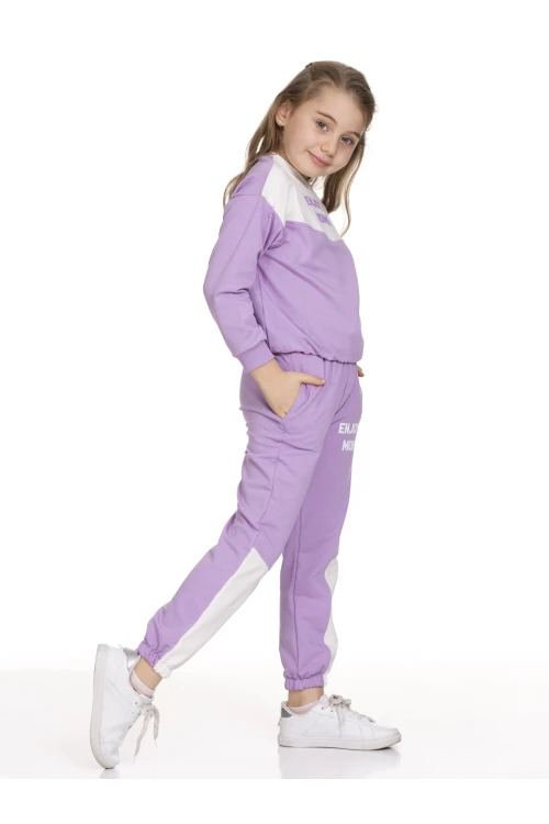 Kız Çocuk Bisiklet Yakalı Eşofman Takım 51509