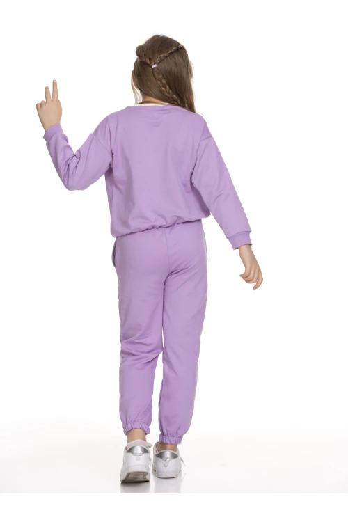 Kız Çocuk Bisiklet Yakalı Eşofman Takım 51509