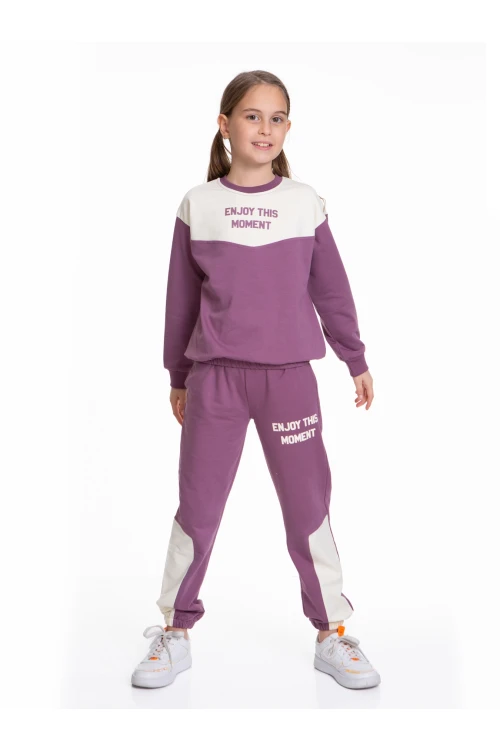 Kız Çocuk Bisiklet Yakalı Eşofman Takım 51509