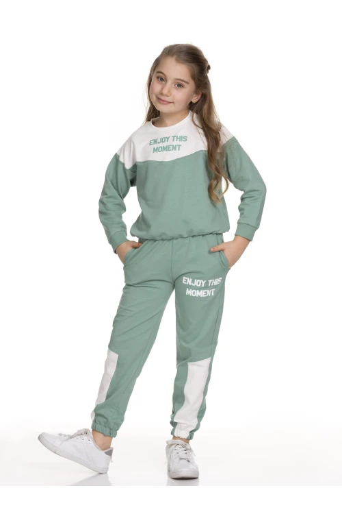 Kız Çocuk Bisiklet Yakalı Eşofman Takım 51509