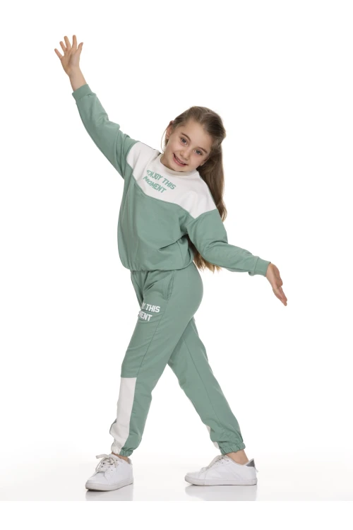 Kız Çocuk Bisiklet Yakalı Eşofman Takım 51509