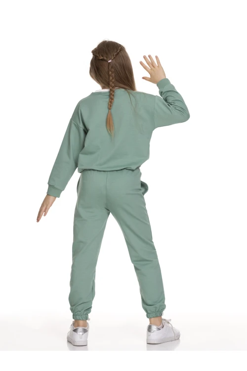 Kız Çocuk Bisiklet Yakalı Eşofman Takım 51509