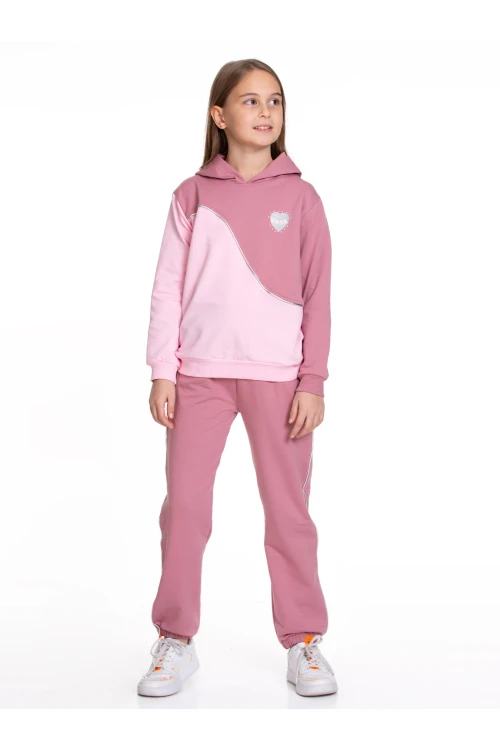 Kız Çocuk Biyeli Eşofman Takımı 54506