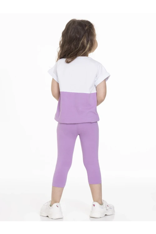 Love Baskılı Garnili Taytlı Takım 63110