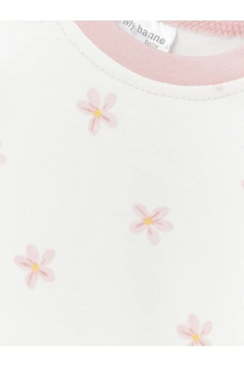 Papatya Desenli 2Li Body 9707