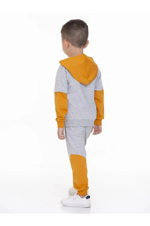 Play Baskılı Kapüşonlu Erkek Bebek Takım 54232
