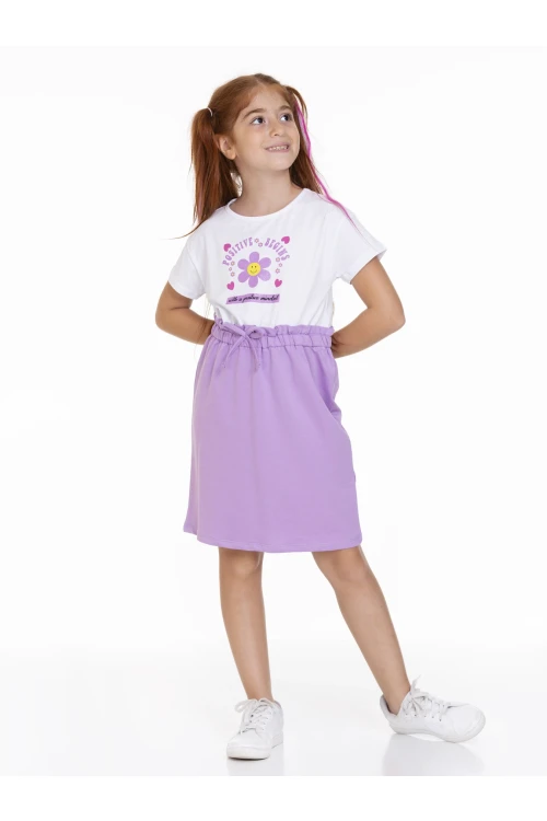 Pozitive Baskılı Elbise 63403