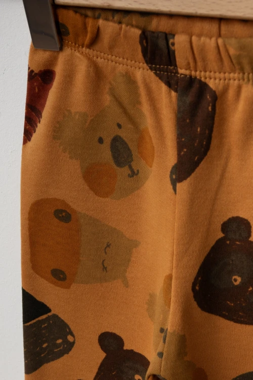 Sevimli Hayvanlar Baskılı Pijama Takım 2399