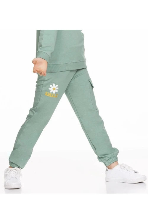 Smile Baskılı Kargo Cepli Eşofman Altı 54937