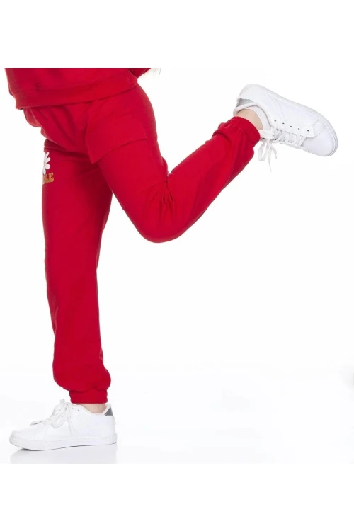 Smile Baskılı Kargo Cepli Eşofman Altı 54937